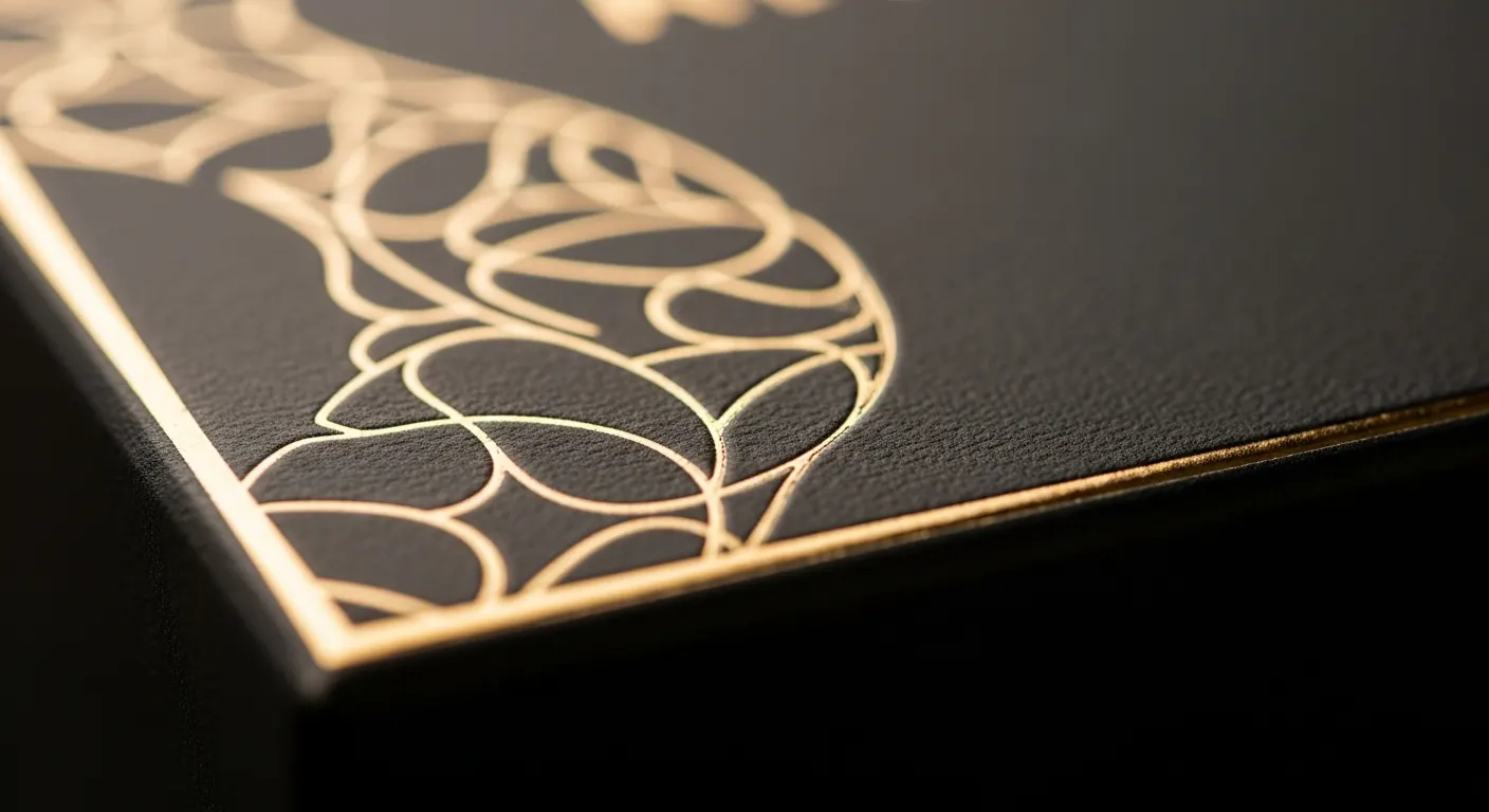 香氛彩盒設計細節：燙金壓紋與霧面加工的質感呈現