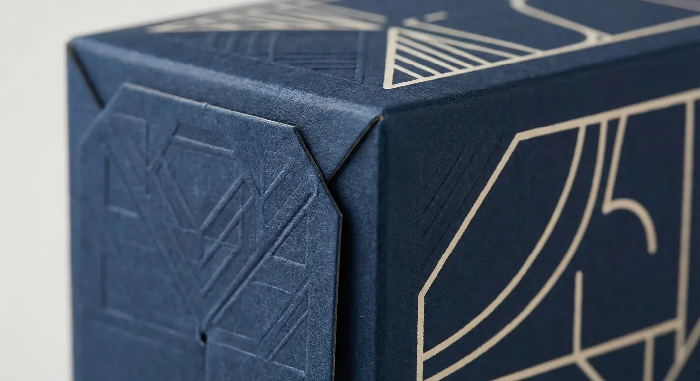 彩盒刀模線的組成元素，彩盒刀模線相關細節圖