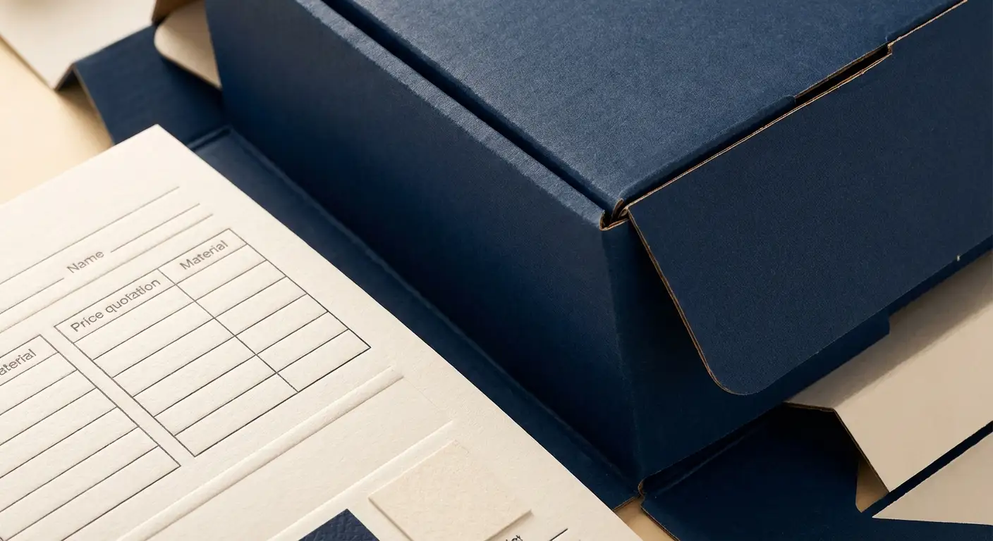 步驟四：看懂報價單與比較要點，彩盒相關細節圖