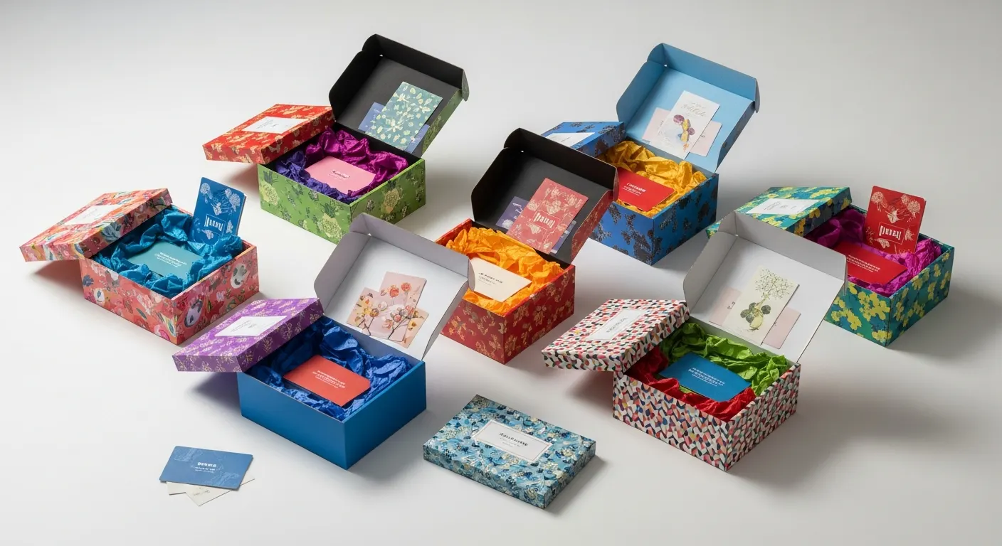 訂閱盒包裝設計——訂閱盒月度主題彩盒設計展示：每月不同主題的開箱體驗