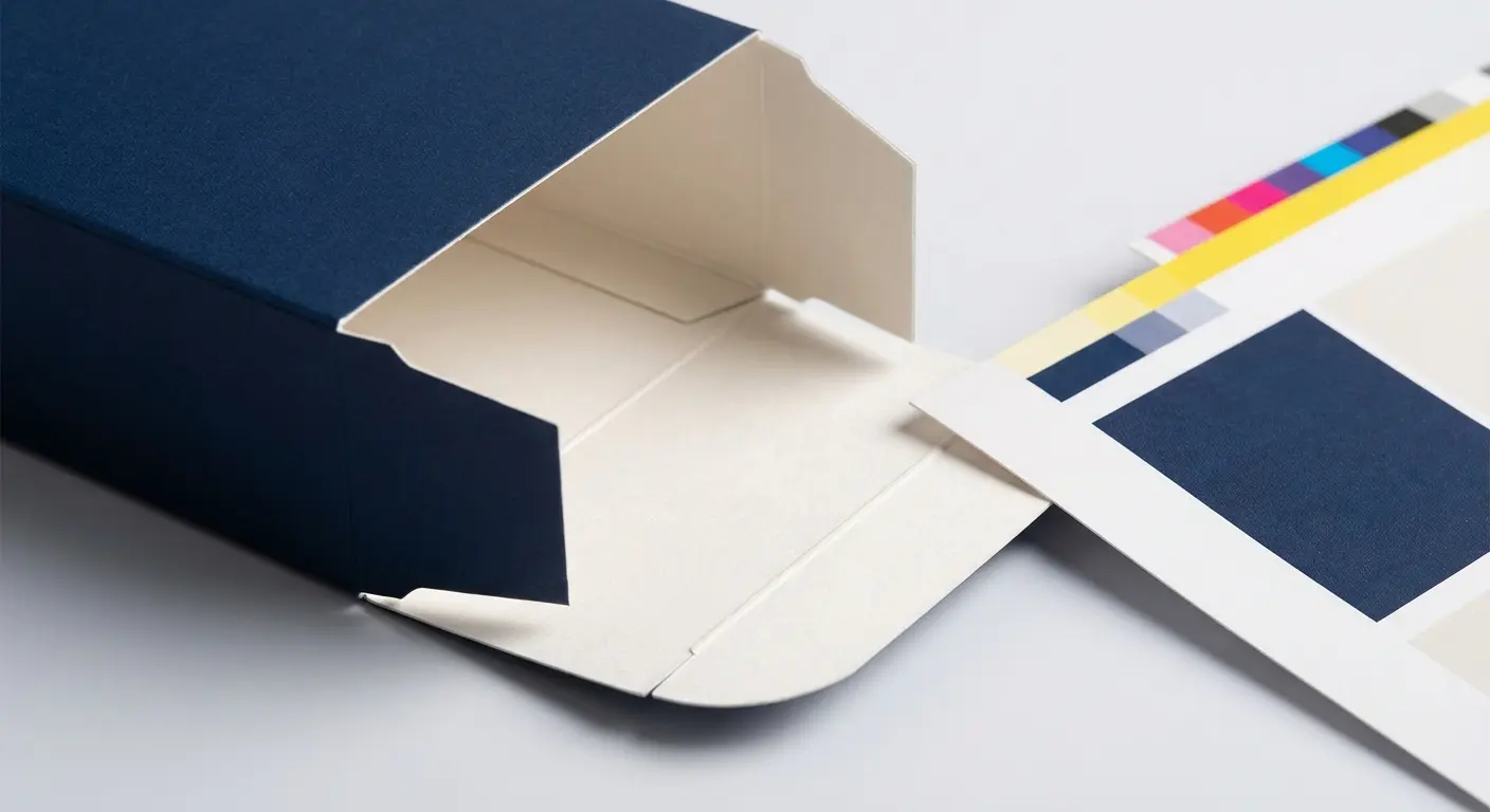 打樣時確認貨架效果，化妝品彩盒設計相關細節圖