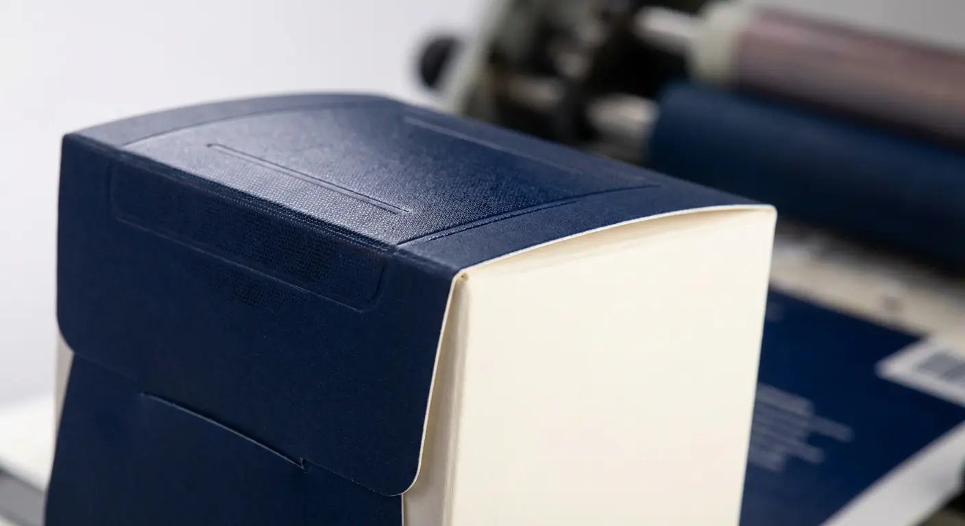 局部 UV 上光：視覺層次與觸覺對比，彩妝彩盒設計相關細節圖