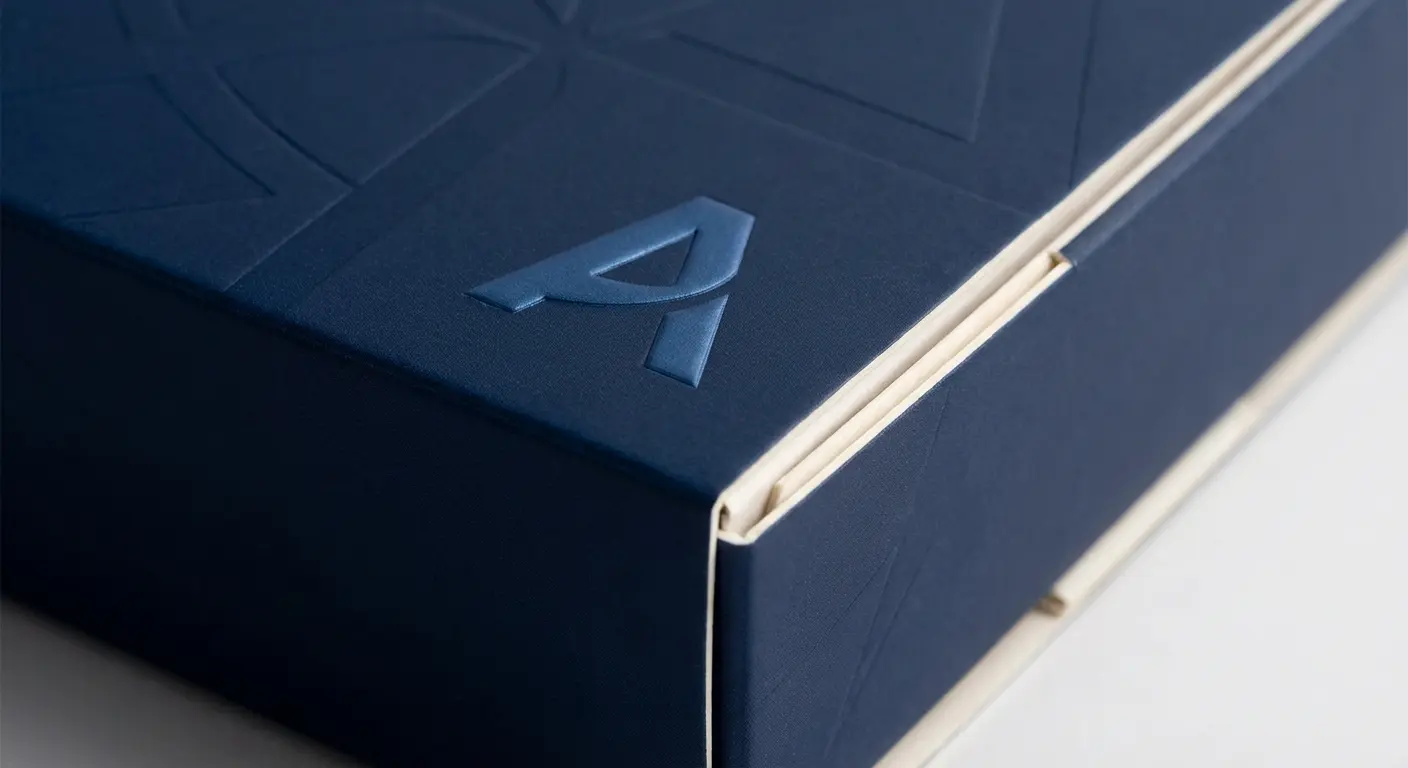 拇指孔設計：一指開盒的優雅體驗，雙蓋盒設計相關細節圖