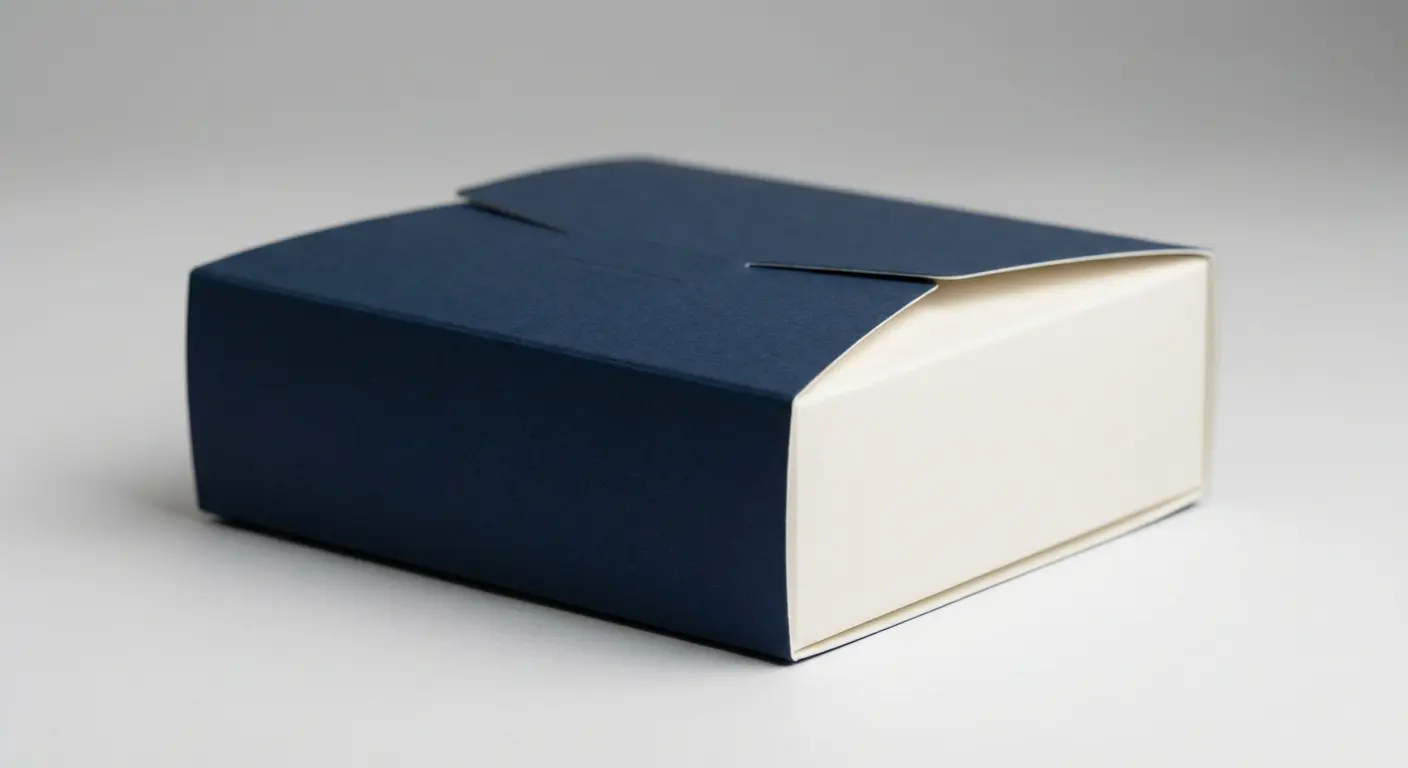 雙蓋盒結構展示，比較反舌扣與拇指孔兩種開蓋方式的使用體驗與製作成本差異，雙蓋盒設計選擇完整指南。