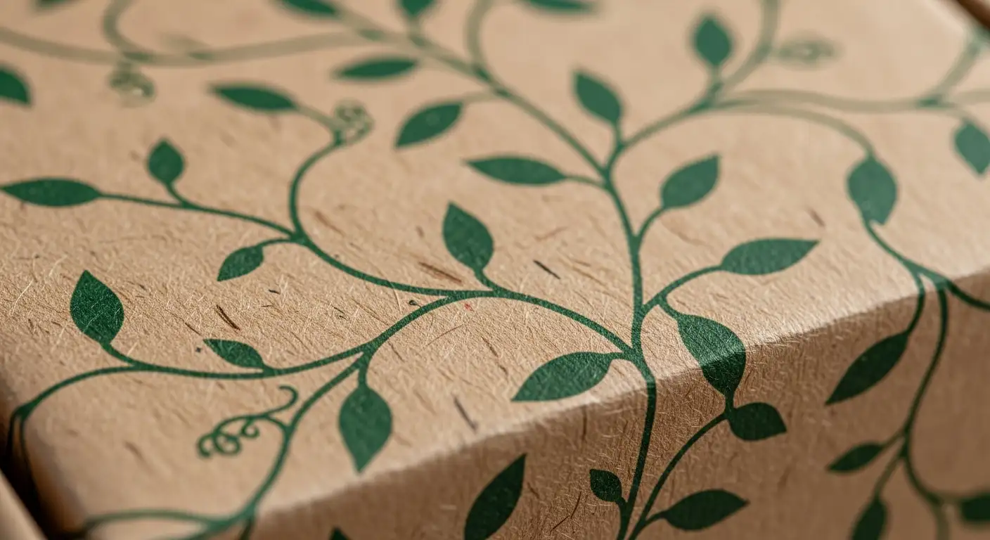 FSC認證紙板與標誌展示，以及環保彩盒的材質細節