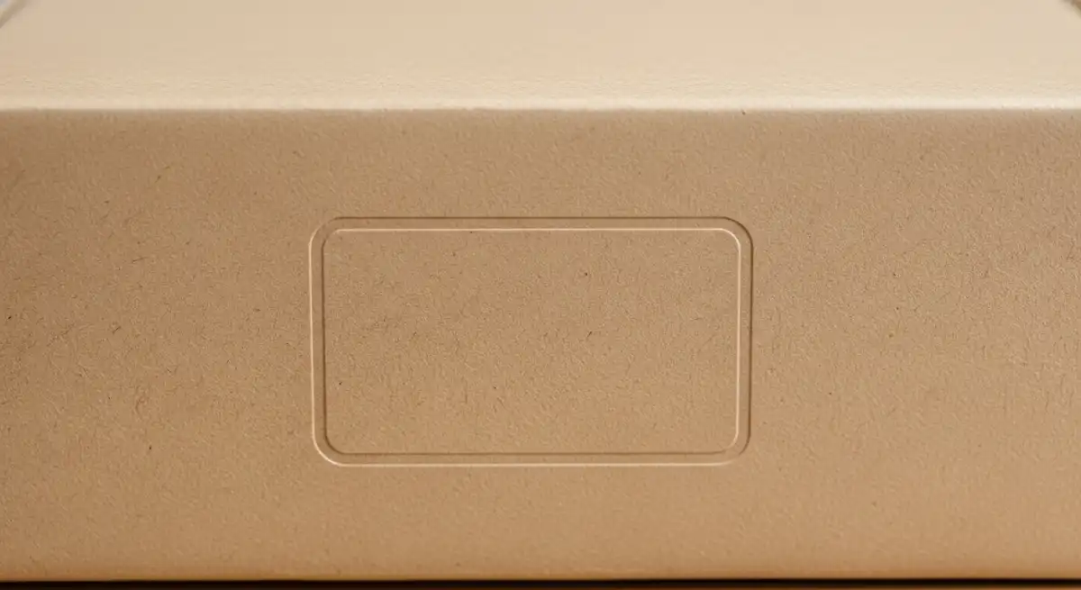 食品彩盒標示項目排版範例，標註各欄位位置