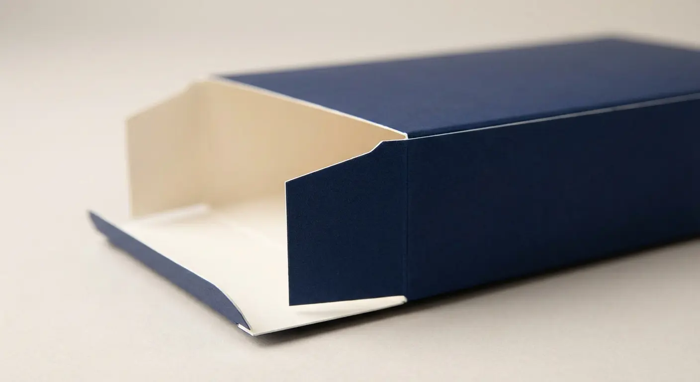 醫美保養包裝紙材——醫美保養品彩盒紙材樣本比較，白卡與銅版卡並排展示