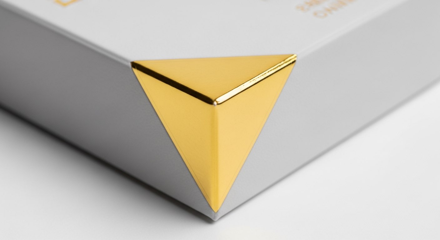 醫美保養品彩盒霧膜加局部燙金的加工效果展示