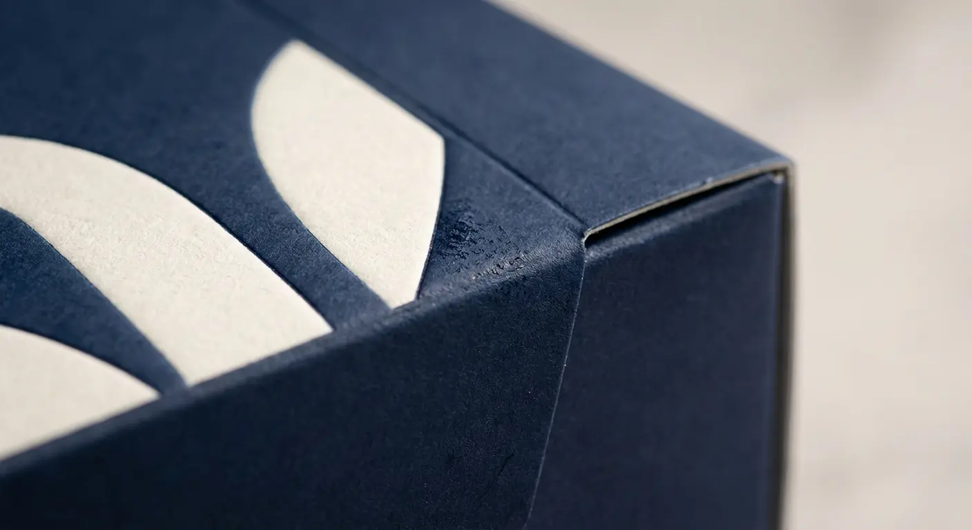 表面加工：塑造奢華觸覺與視覺層次，醫美產品彩盒相關細節圖