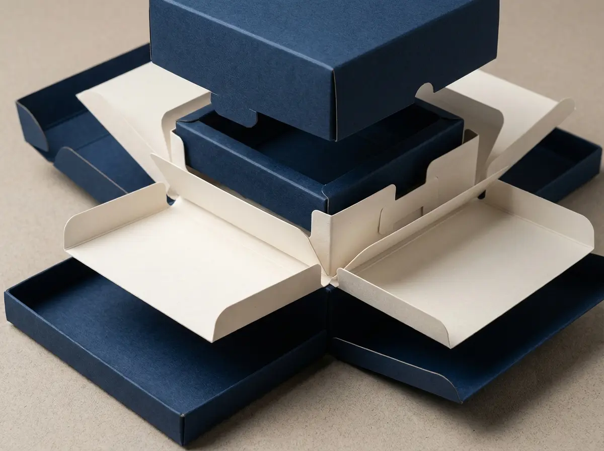 盒型選擇：磁吸盒、抽屜盒與多層結構，月餅禮盒設計相關細節圖