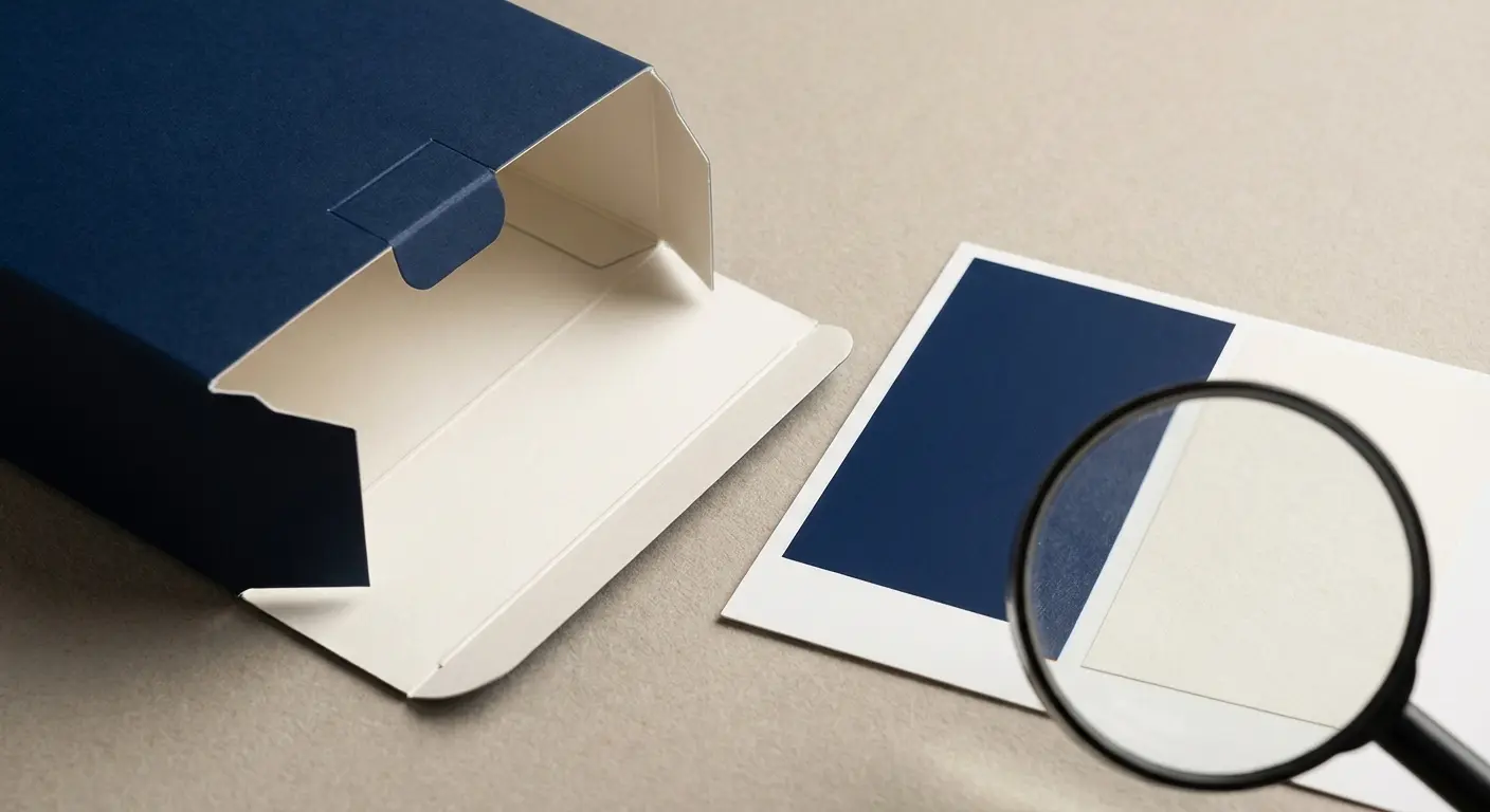 打樣前的準備工作與注意事項，紙盒打樣相關細節圖