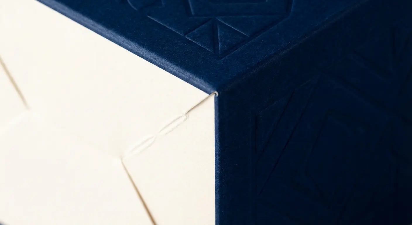 香水禮盒的印刷加工與品牌質感呈現，香水禮盒包裝相關細節圖