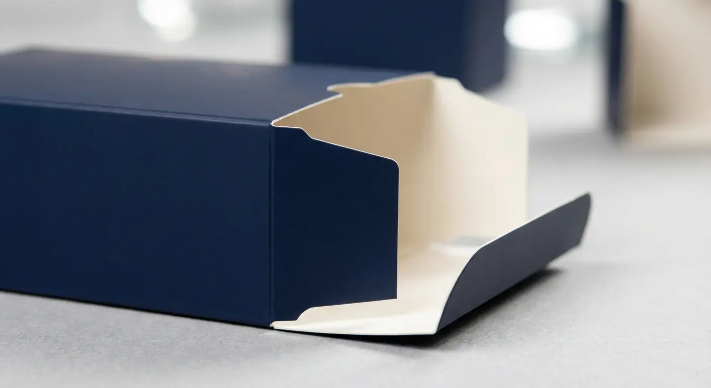 披薩盒飛機盒差異——披薩盒與飛機盒結構並排比較展示，說明兩種盒型的承重能力、成本差異與選錯結構的代價，彩盒結構選擇指南。