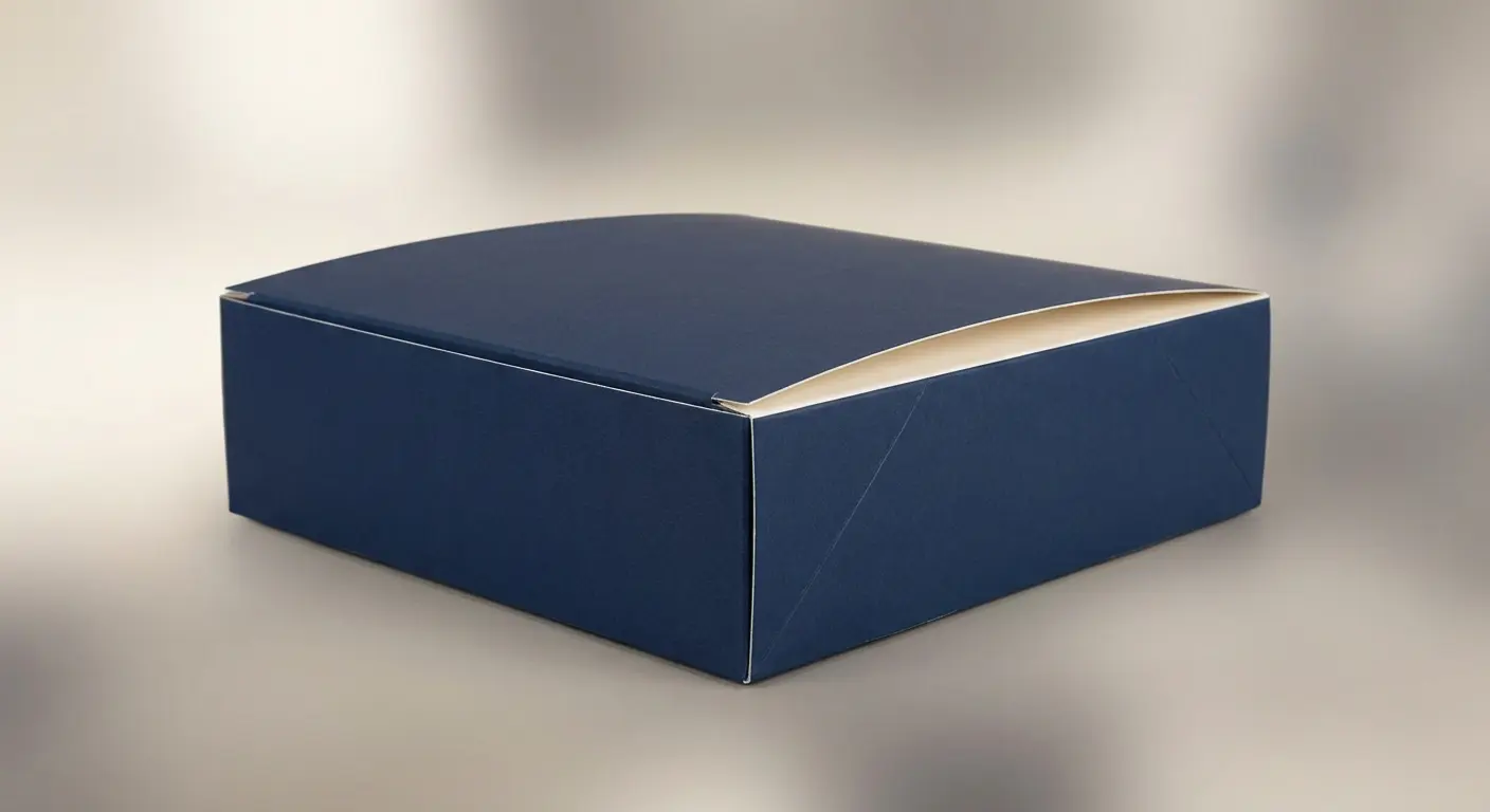 保養品禮盒包裝——保養品節慶禮盒包裝設計展示：磁吸翻蓋搭配緞帶