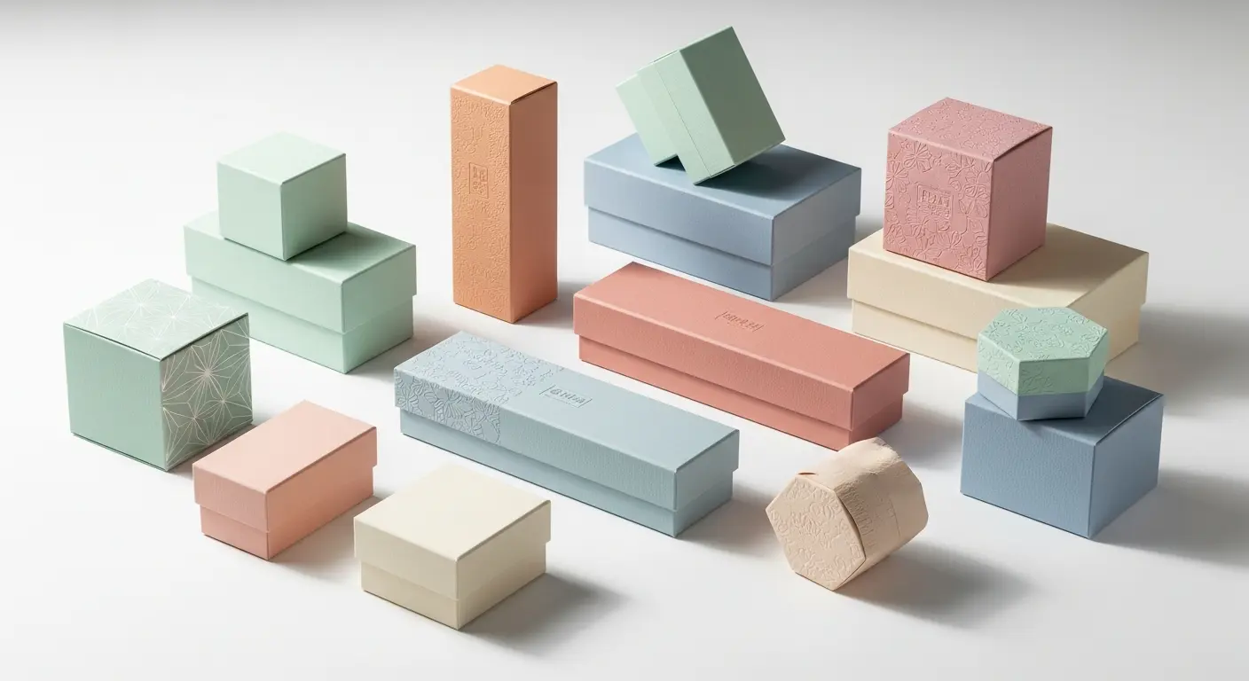 小批量彩盒樣品展示，500個以下的少量訂製包裝