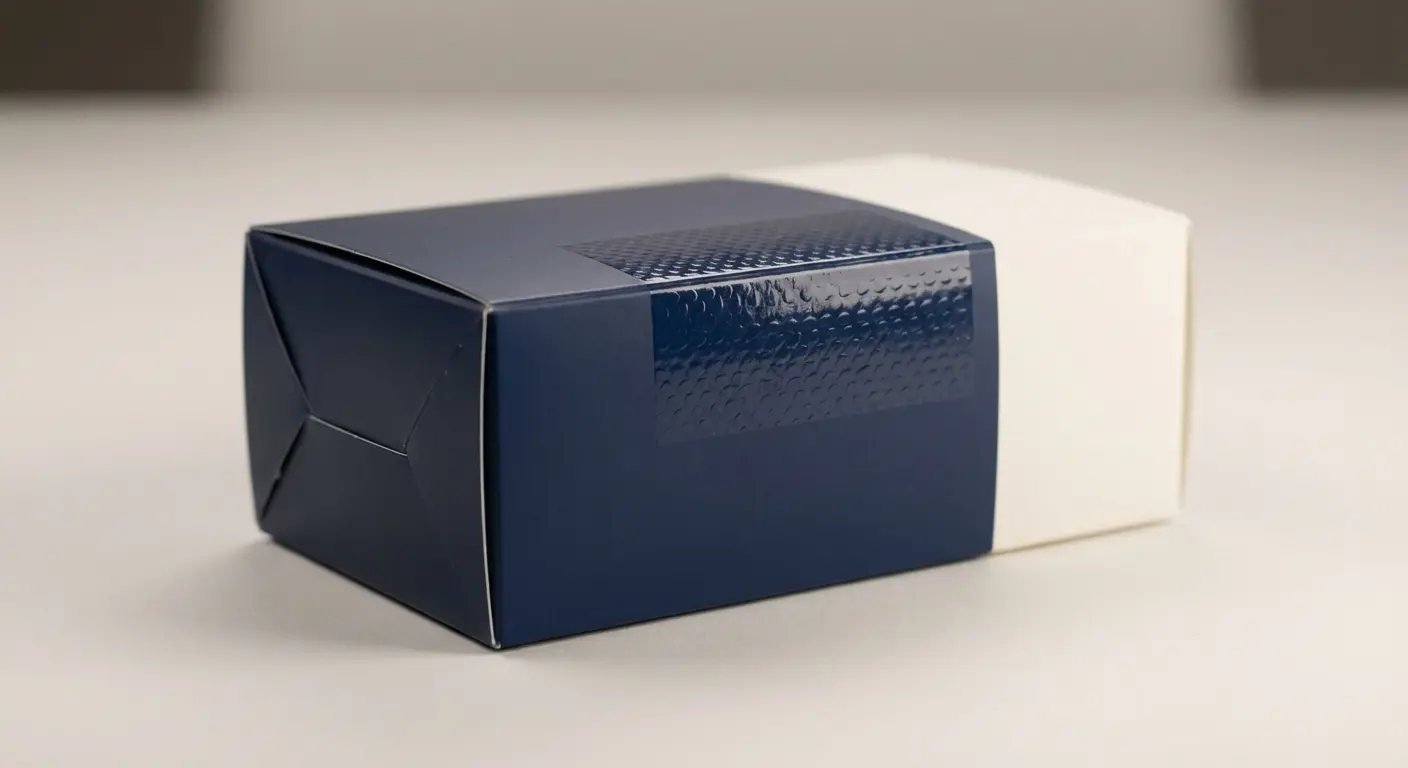 局部UV光油彩盒展示：亮霧對比的視覺層次效果