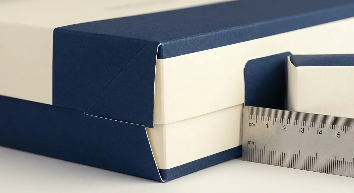 外盒結構與常見尺寸規劃，茶葉彩盒設計相關細節圖