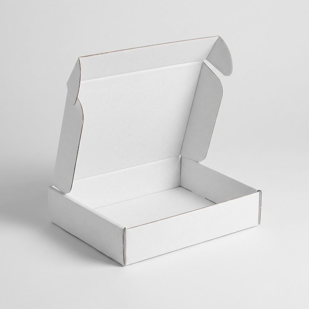 飛機盒（Mailer Box）結構展開圖