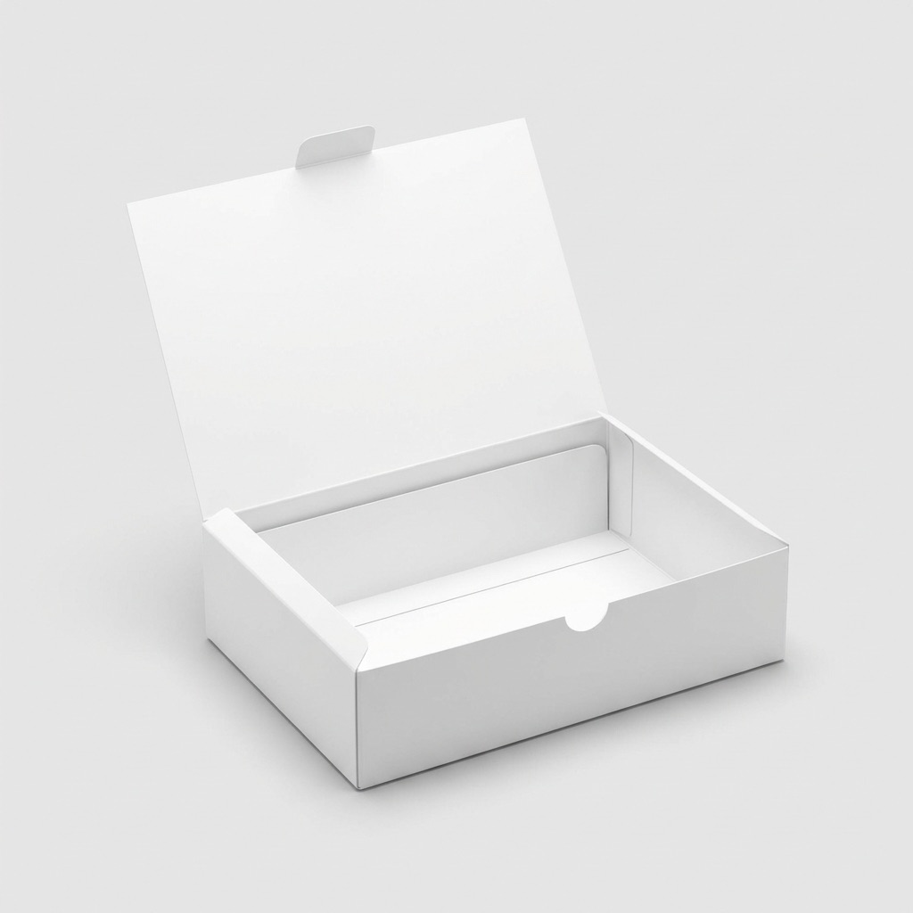 書型盒（Book Box）結構展開圖