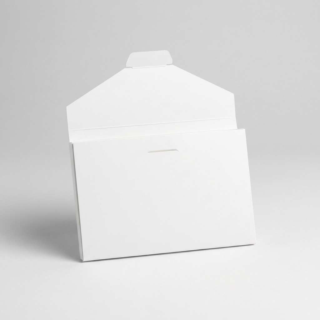 信封盒（Envelope Box）結構展開圖