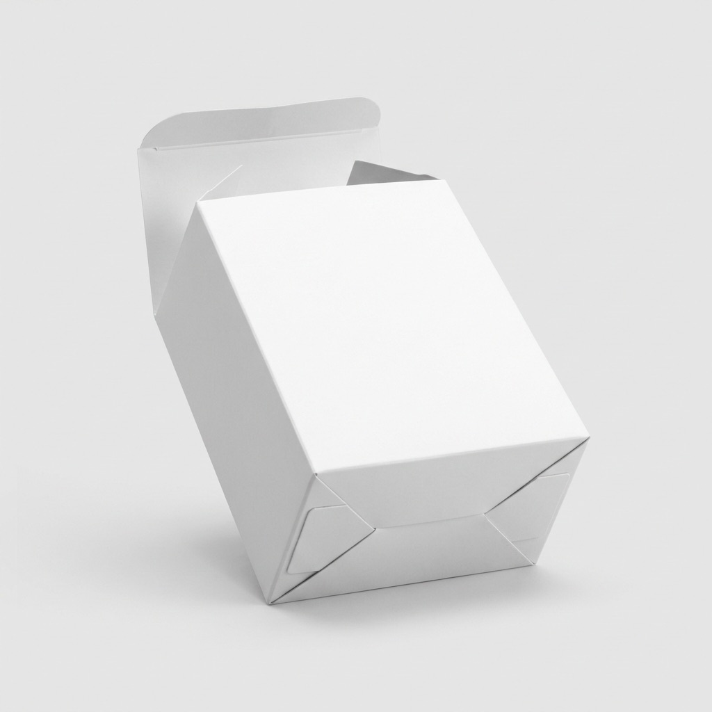 糊底盒（Auto-Lock Bottom）結構展開圖