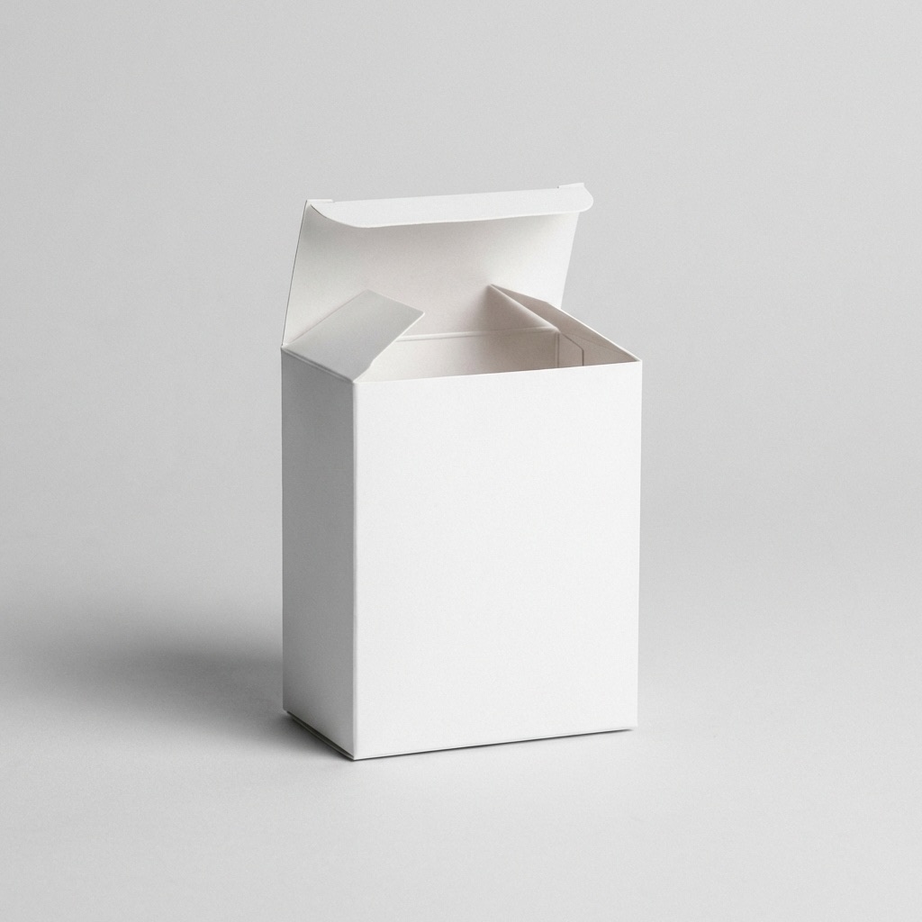 雙插盒（Tuck End Box）結構展開圖