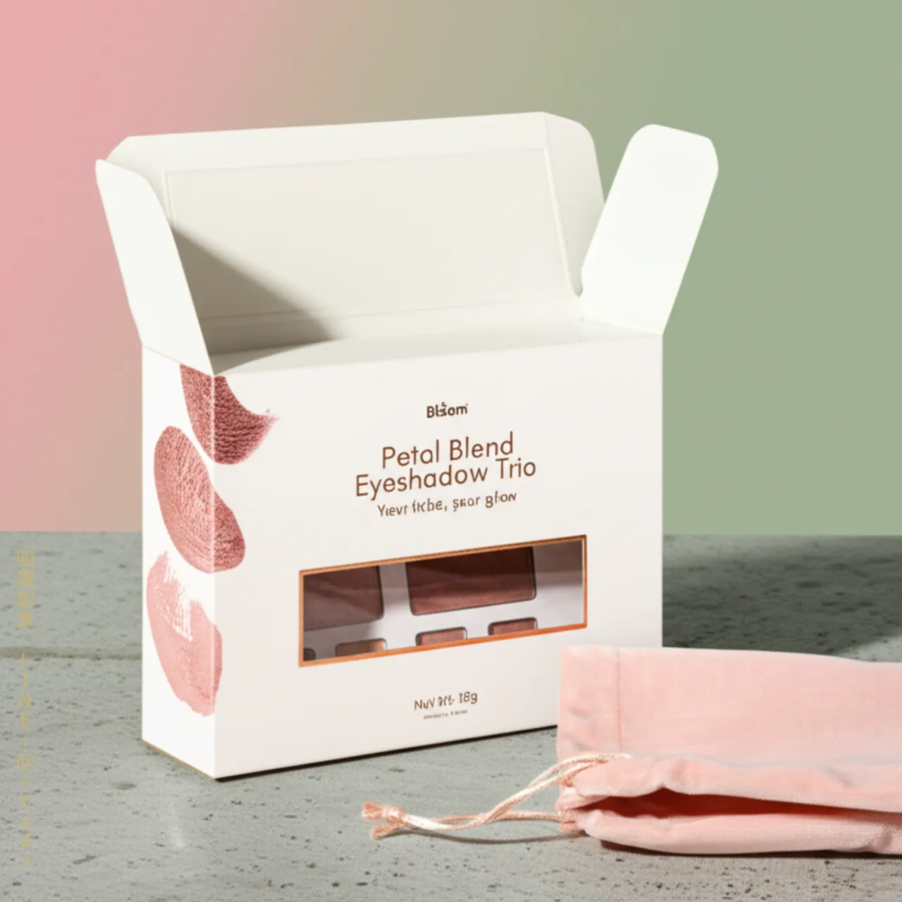 化妝品彩妝包裝盒彩盒案例