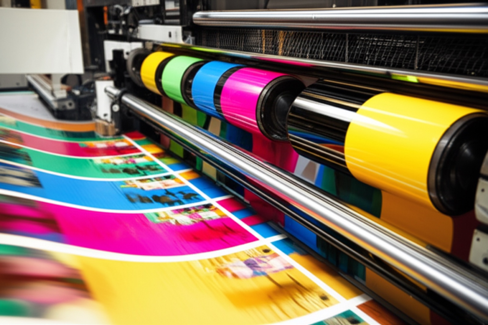 印刷基礎：CMYK 四色印刷機運作